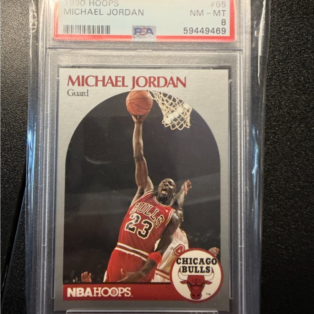 Michael Jordan 1990 NBA Hoops Trading Card